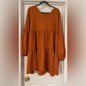 Women Summer Tunic Dress V Neck Casual Loose Flowy Swing Shift Dresses